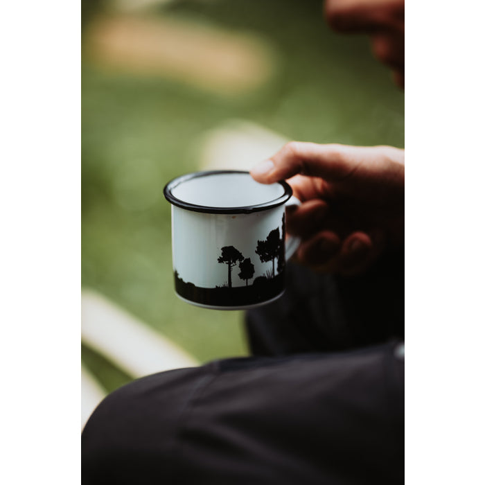 Enamel Mug Large White 0,75 l - emaljmugg
