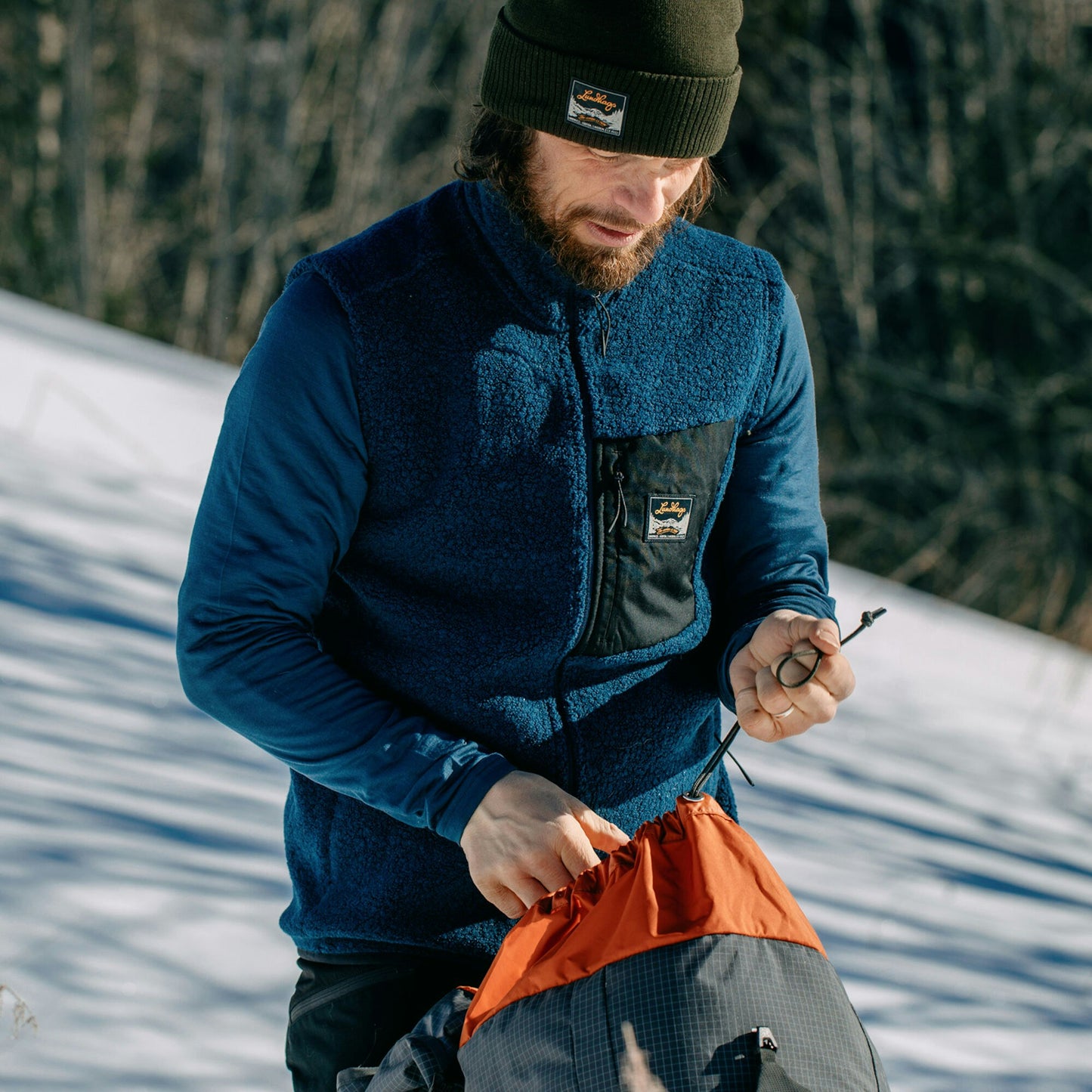 Flok Wool Ms Pile Vest (Herr) - Väst i ull
