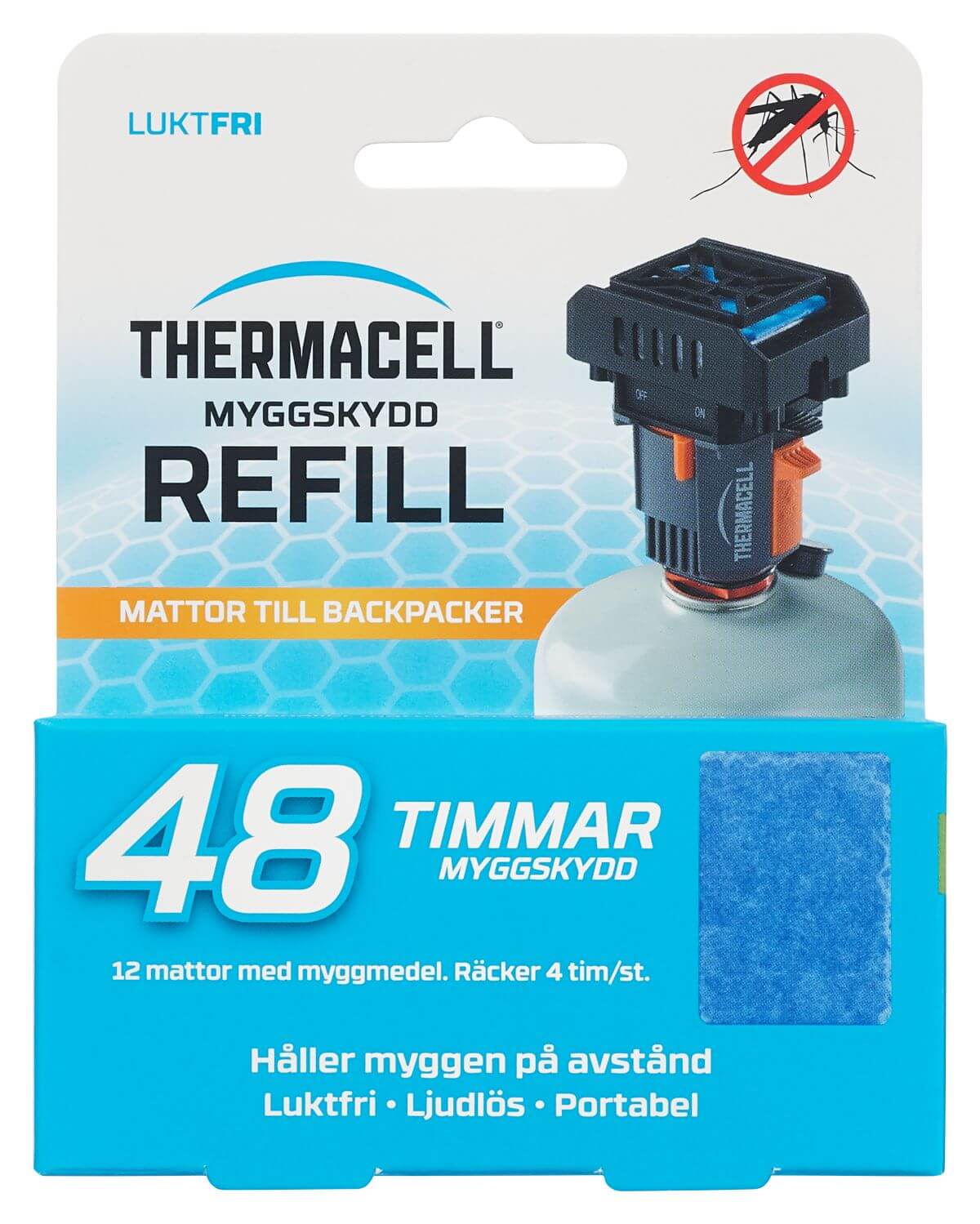 Refill 48h, backpacker - myggmedelsmattor