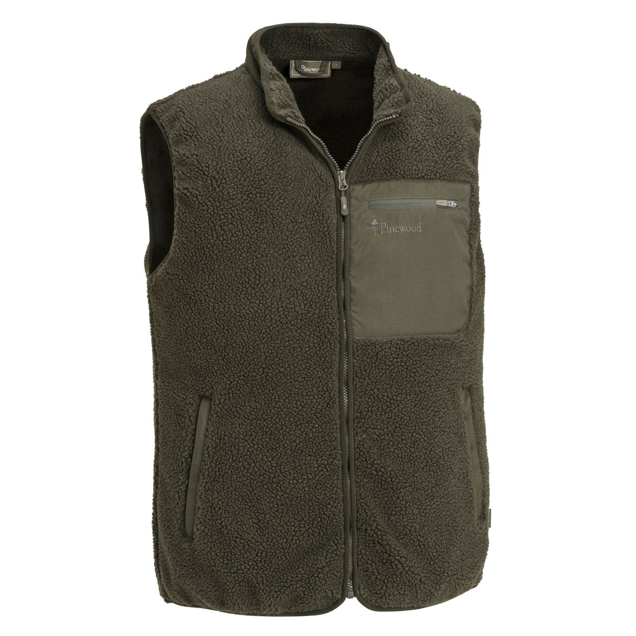 Pile vest men