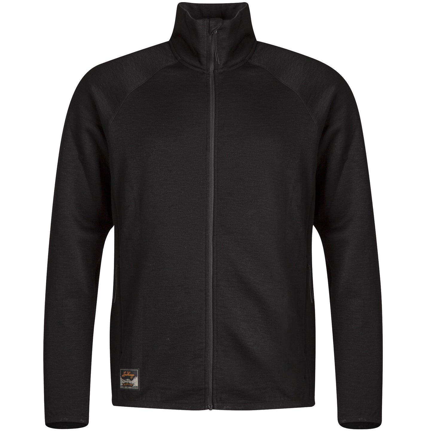 Gosin Wool MS Knit, Black - tröja i merinoull