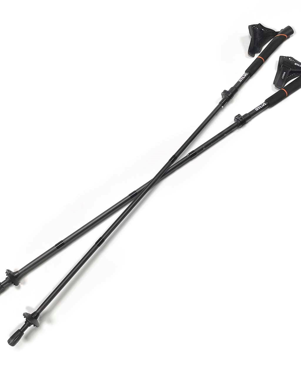 Running poles carbon adjust 120-140 CM