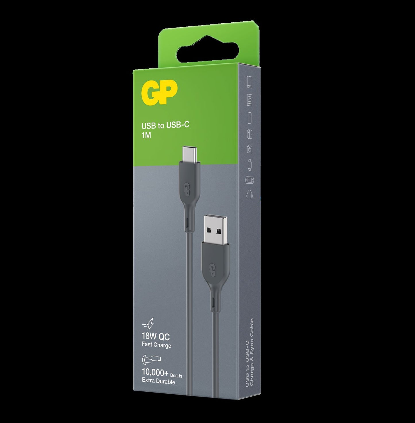 Essential Cable USB-A to USB-C 1M