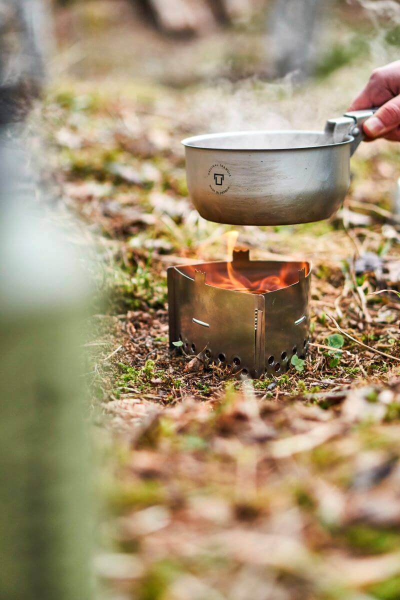 Triangle Stove - minimalistiskt spritkök