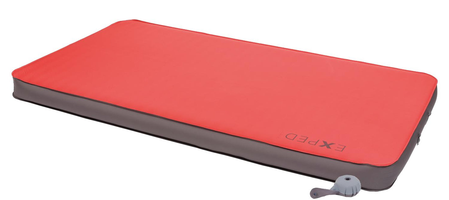 MegaMat Duo 10 M ruby red - uppblåsbart liggunderlag