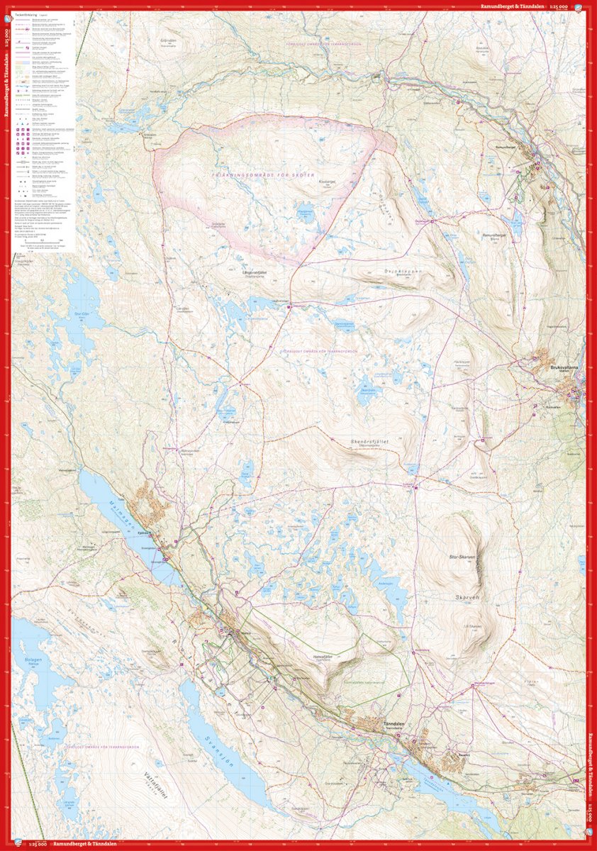 Funäsfjällen 1:25 000