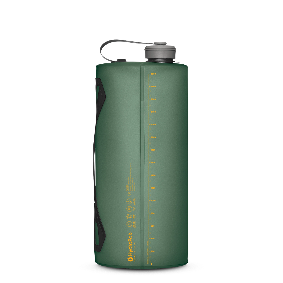 SEEKER 3L - Mammoth Grey - lätt vattenbehållare i mjuk TPU