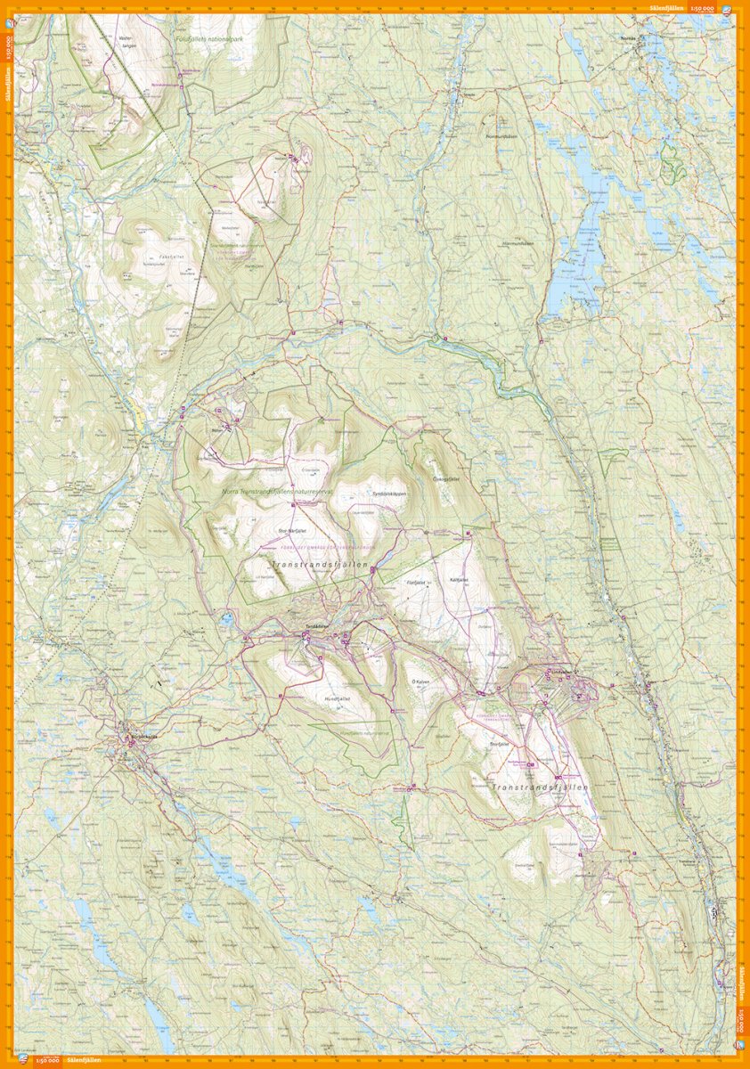 Sälen & Fulufjället 1:50000