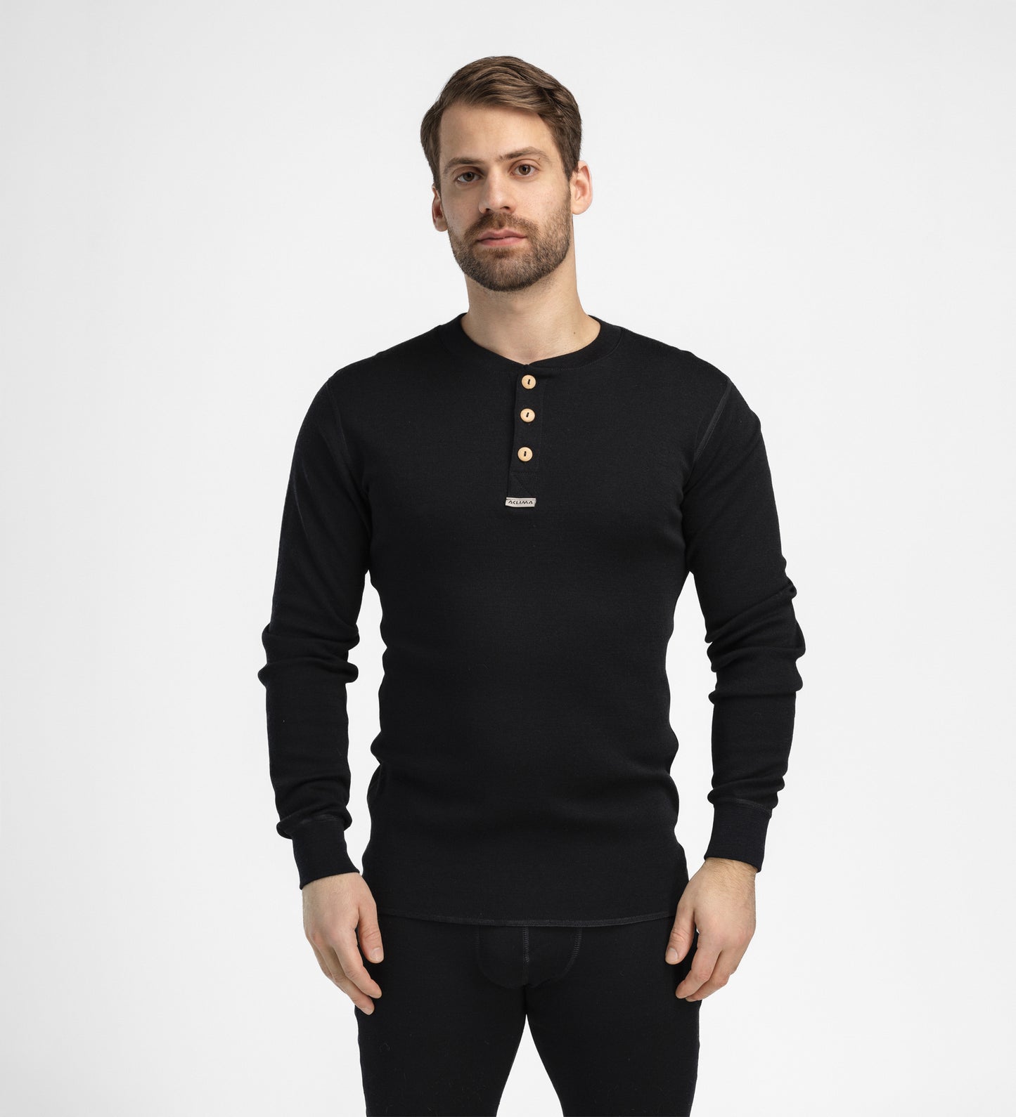 WarmWool Granddad Shirt - farfarströja i merinoull