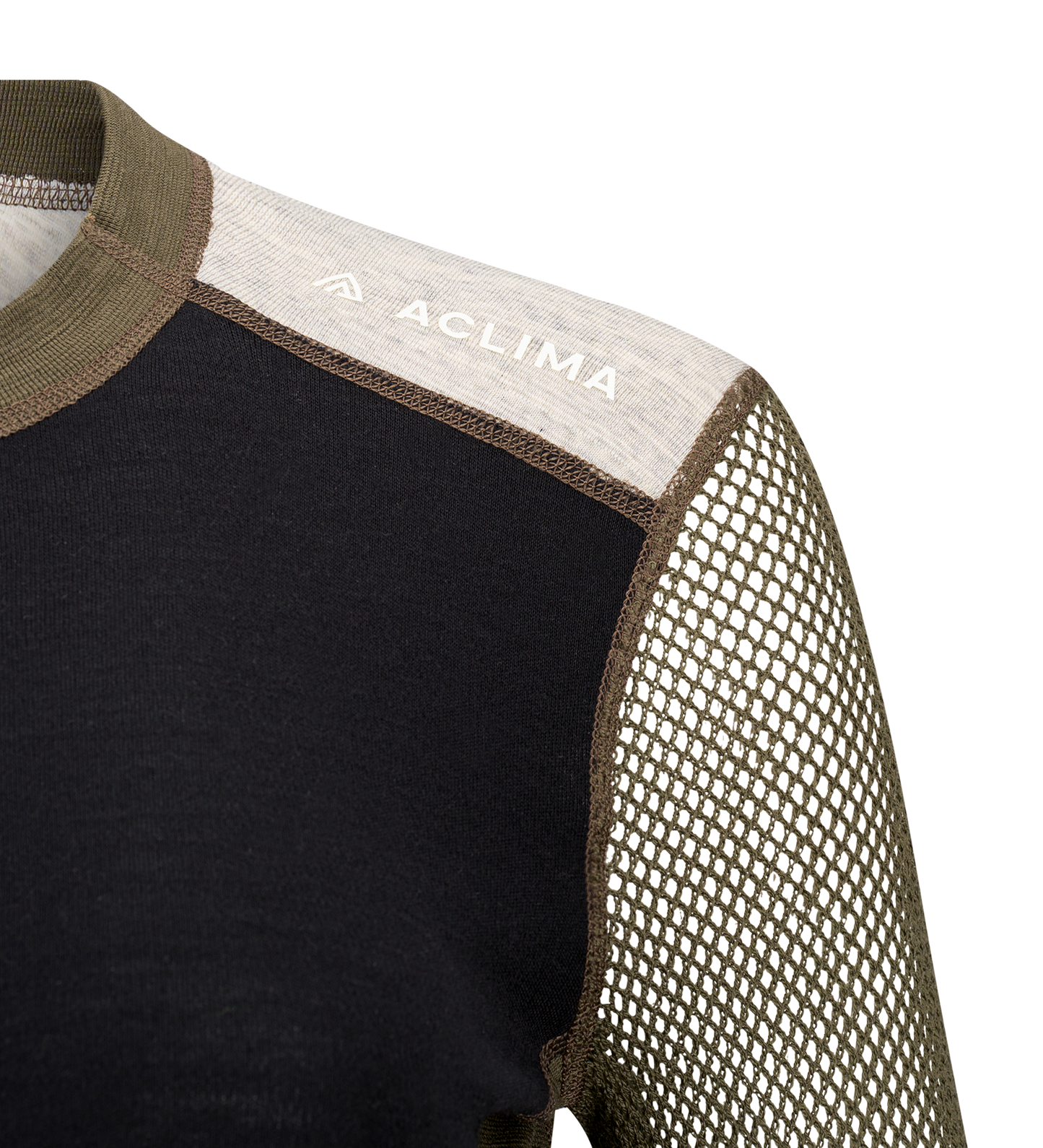 WoolNet Hybrid crewneck W's - Underställströja i merinoull med rund krage