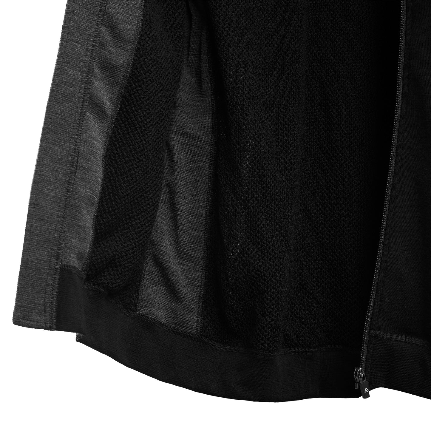 Doublewool Polo W/Zip Man - Kraftig underställströja i merinoull