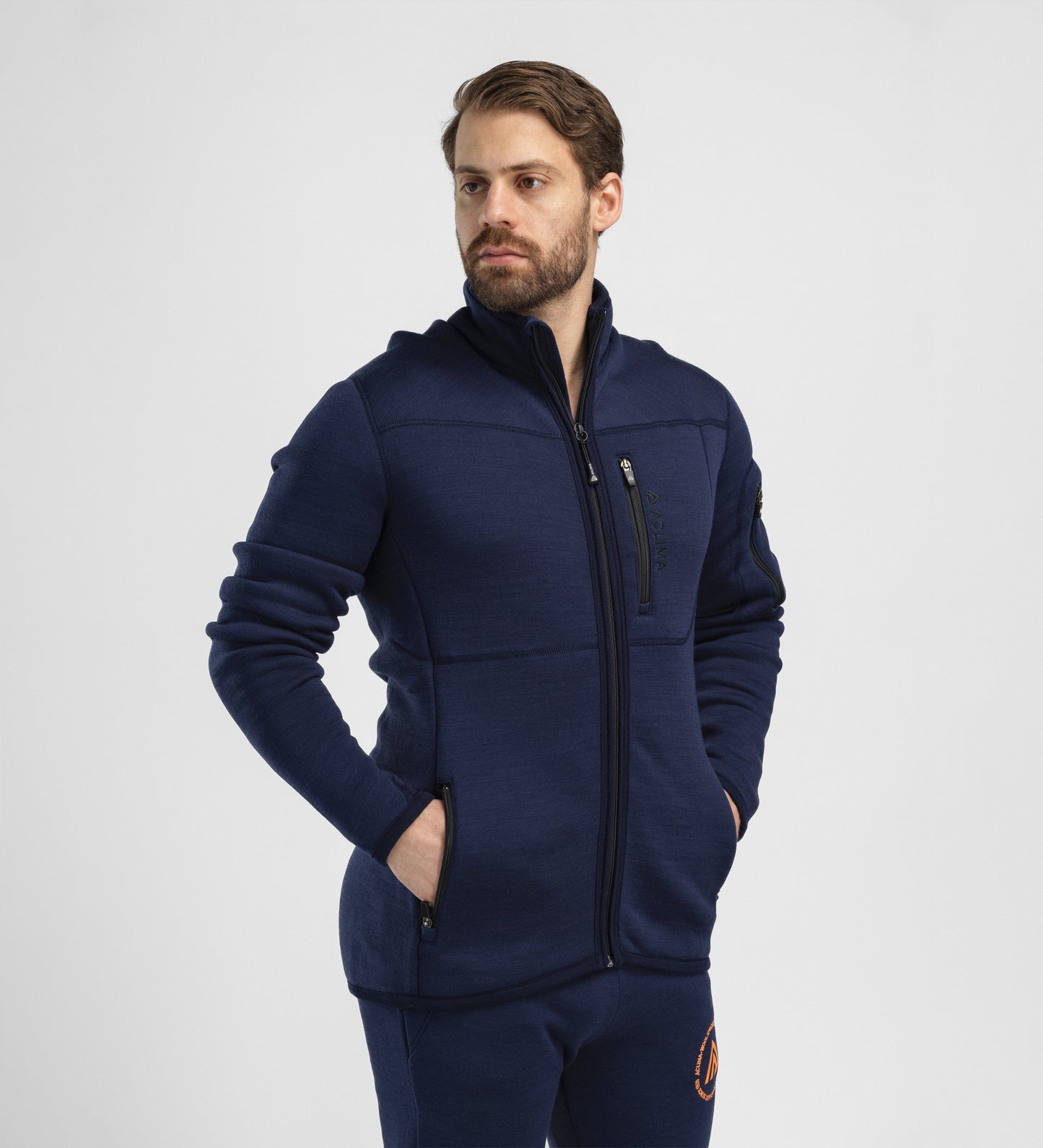 FleeceWool V2 Jacket M's (Herr) - Fleecejacka i merinoull