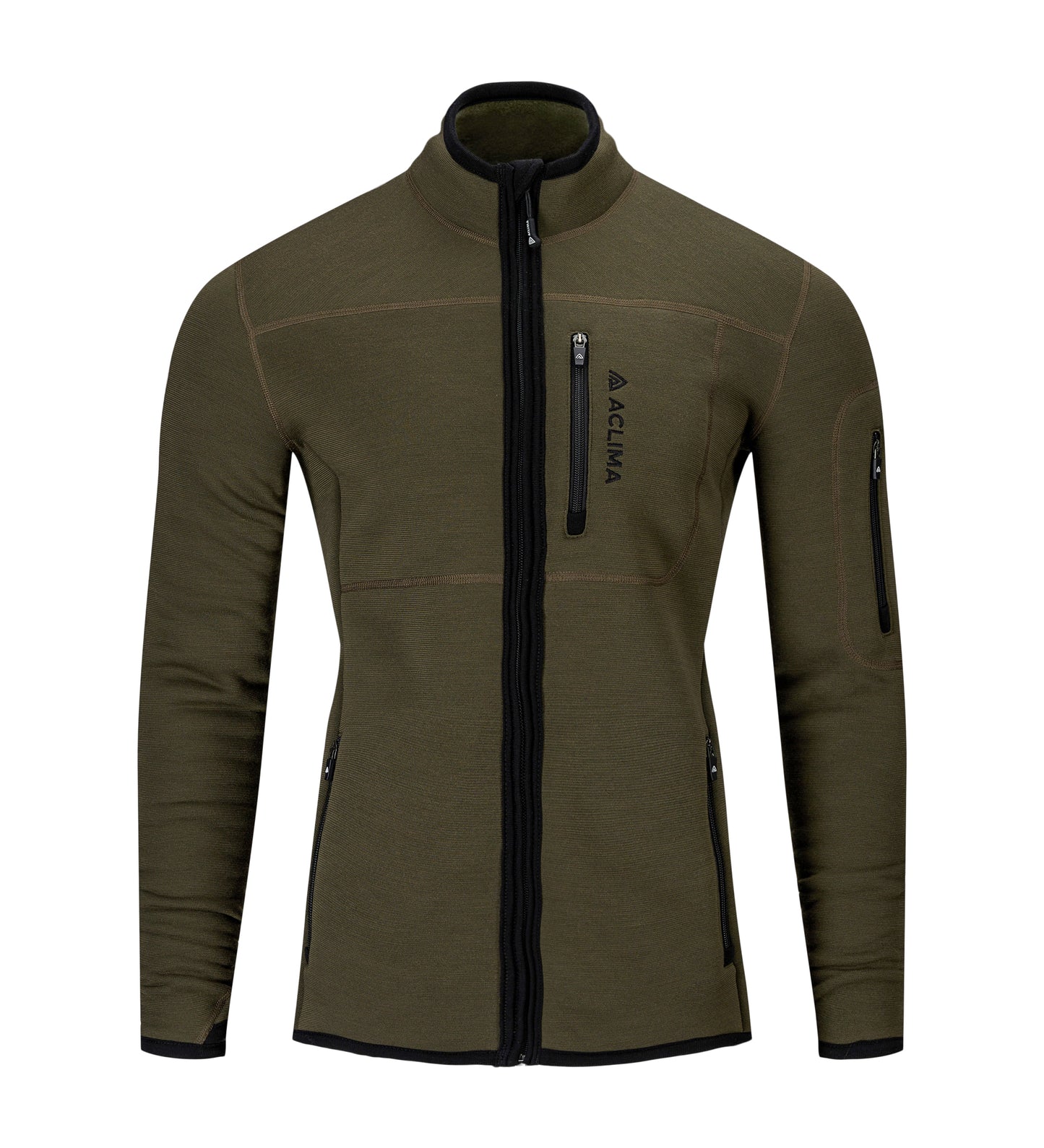 FleeceWool V2 Jacket M's (Herr) - Fleecejacka i merinoull