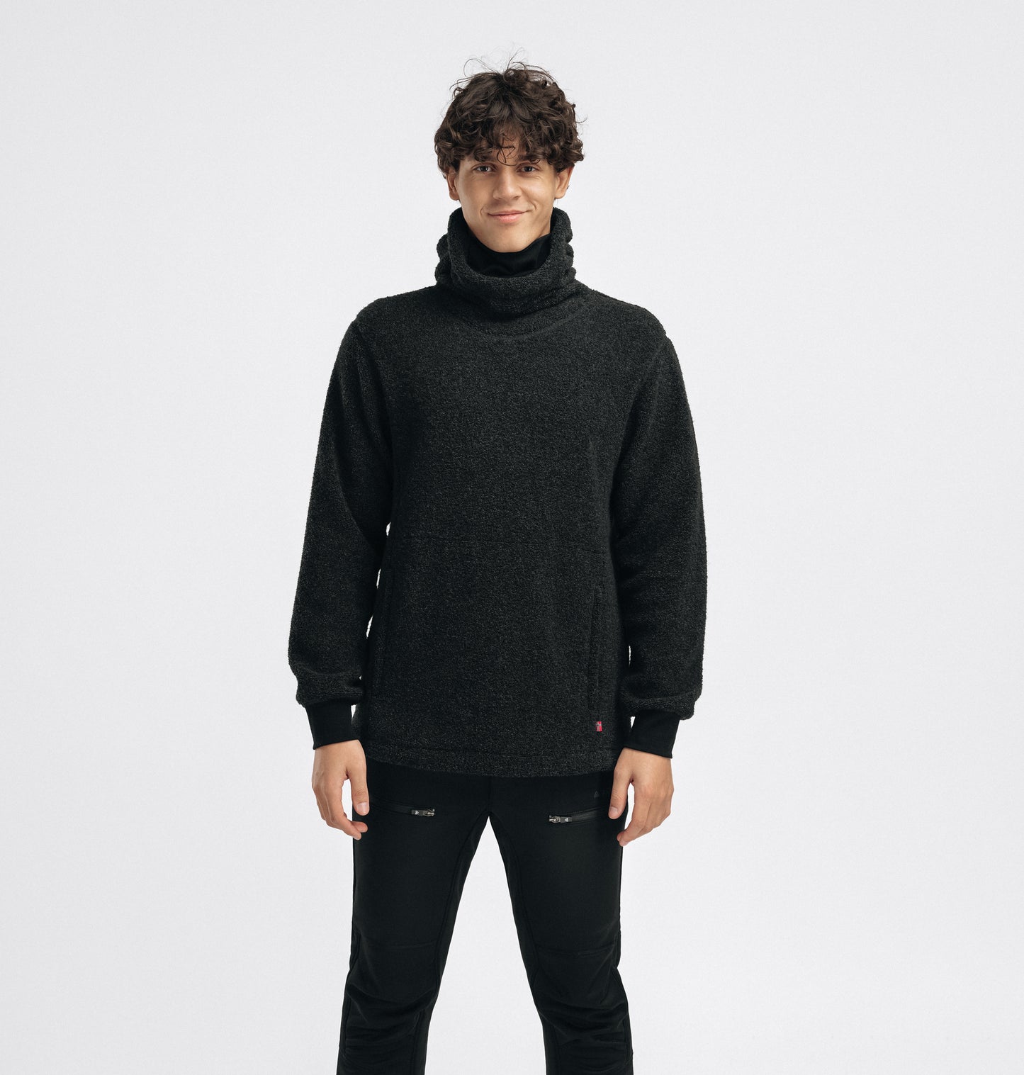 ReBorn Terry Pullover U - hoodie i merinoull/ullfrotté