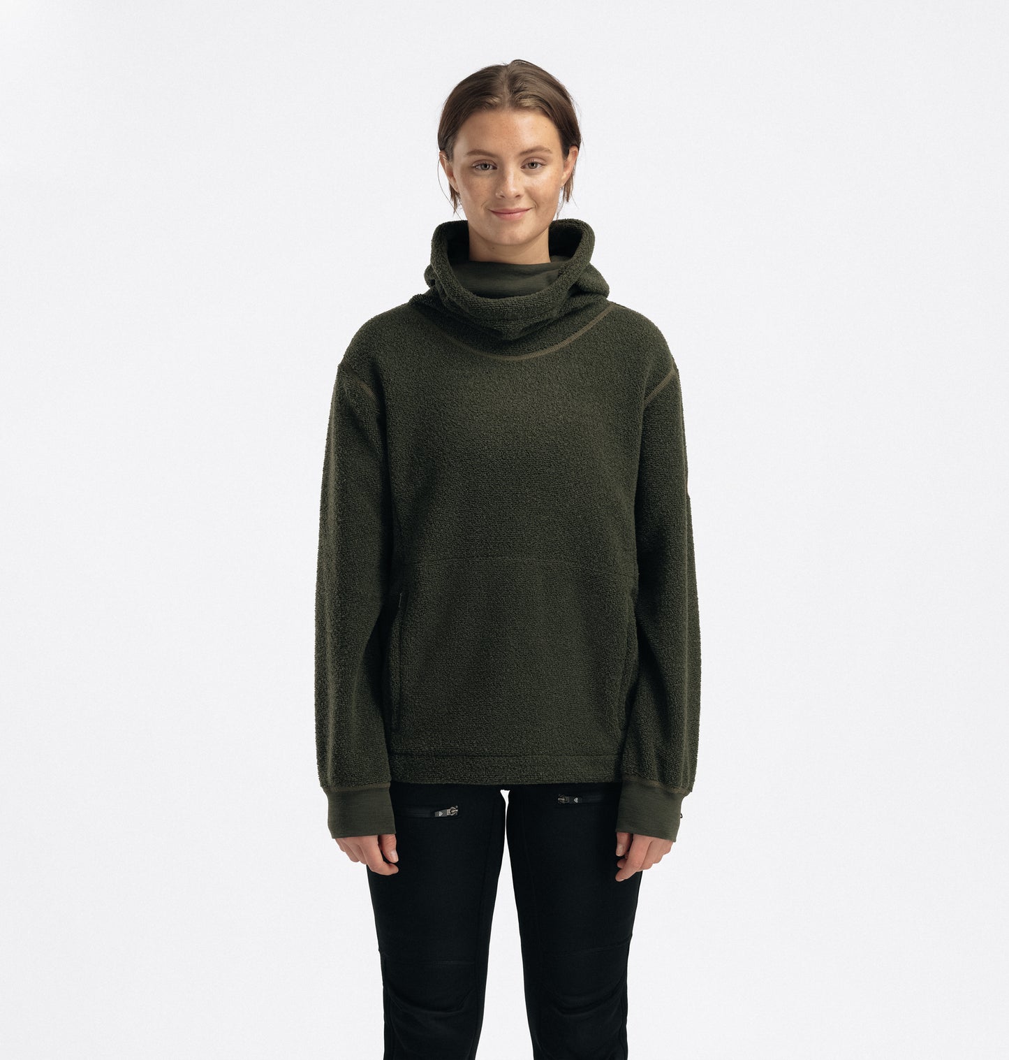 ReBorn Terry Pullover U - hoodie i merinoull/ullfrotté