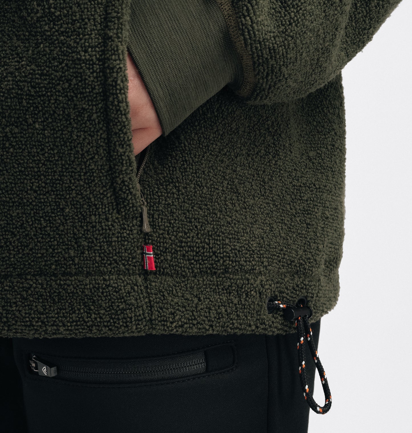 ReBorn Terry Pullover U - hoodie i merinoull/ullfrotté