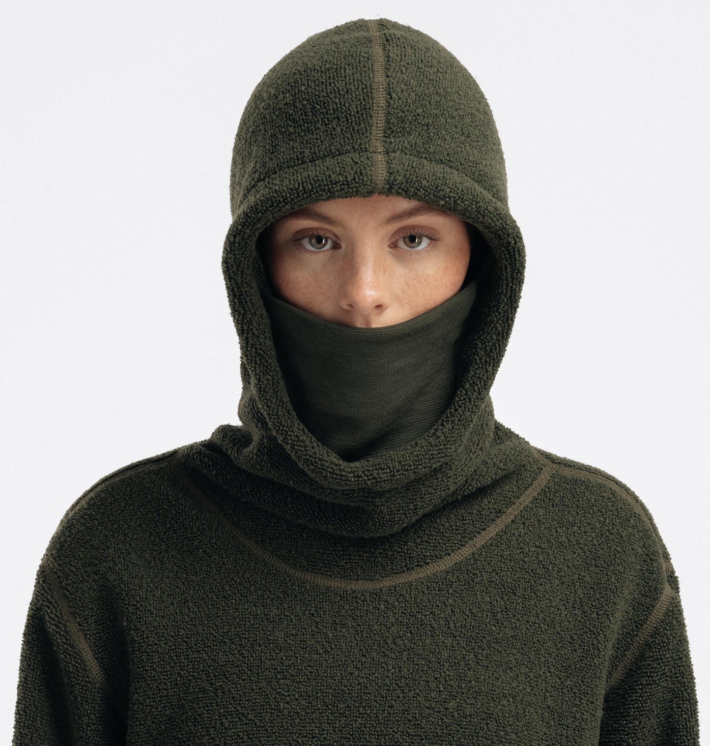 ReBorn Terry Pullover U - hoodie i merinoull/ullfrotté