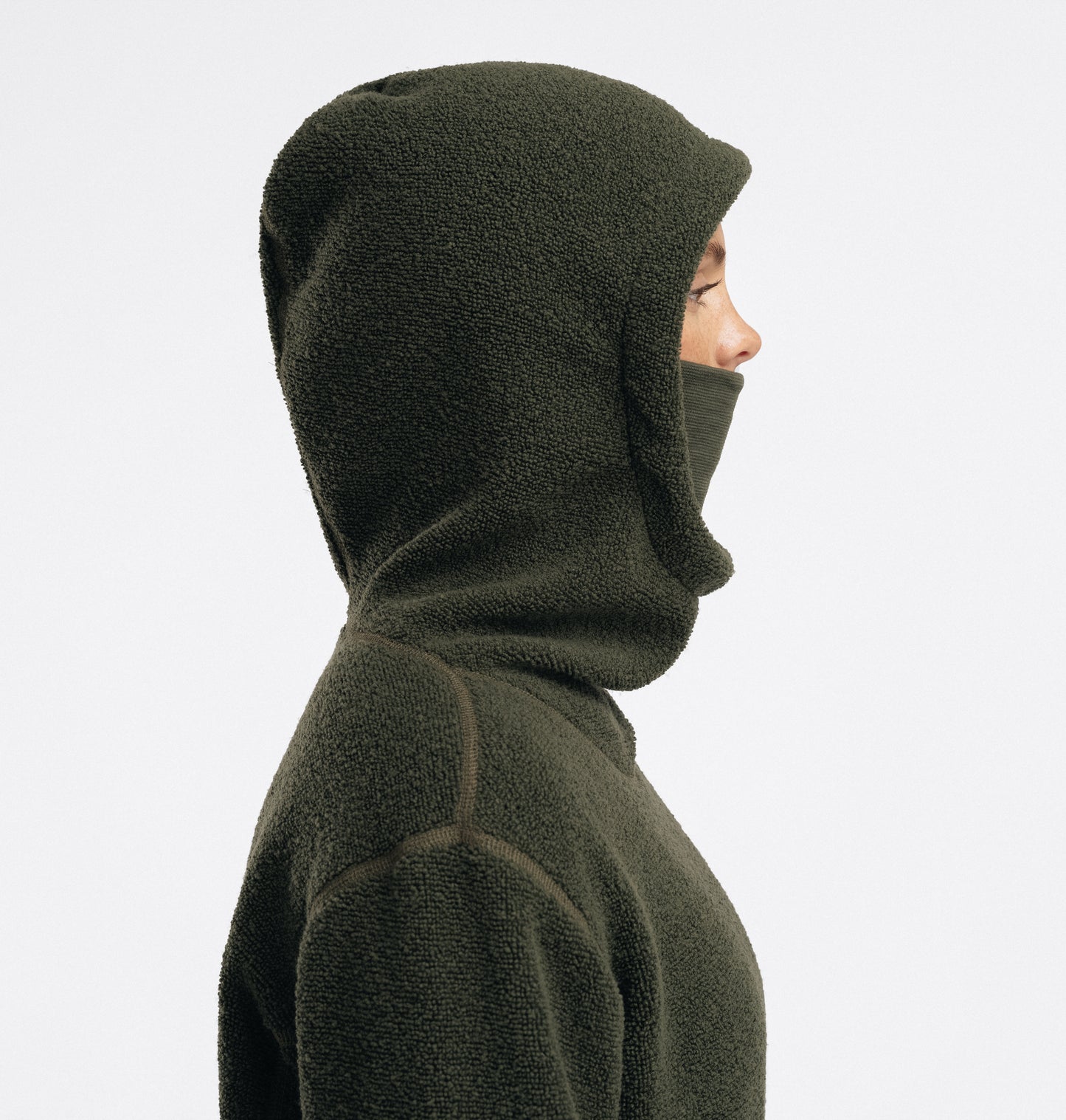 ReBorn Terry Pullover U - hoodie i merinoull/ullfrotté