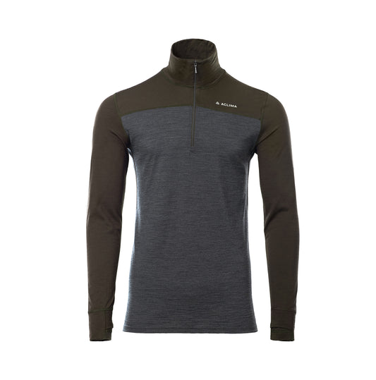 LightWool 180 Polo w/ zip M's (Herr) -  underställströja i merinoull