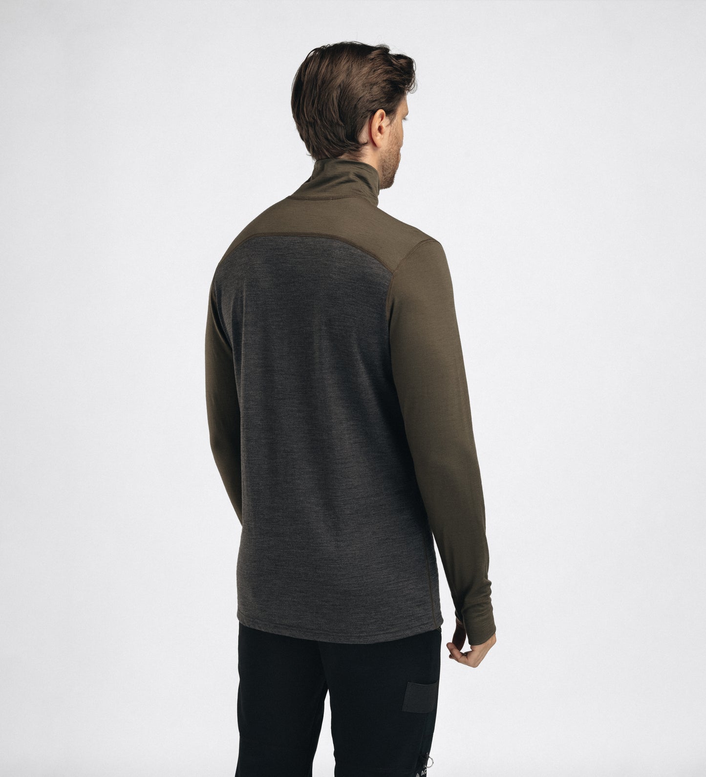 LightWool 180 Polo w/ zip M's (Herr) -  underställströja i merinoull