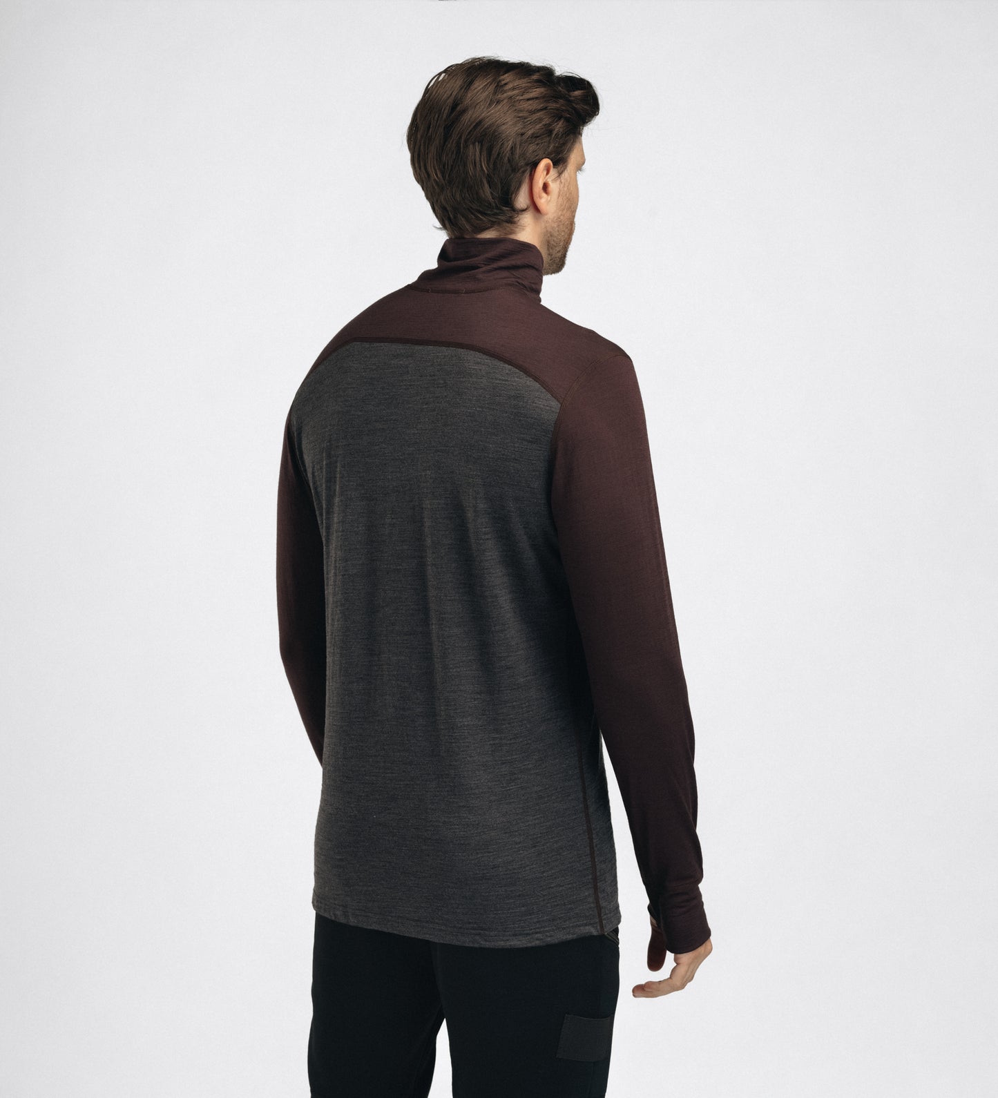LightWool 180 Polo w/ zip M's (Herr) -  underställströja i merinoull