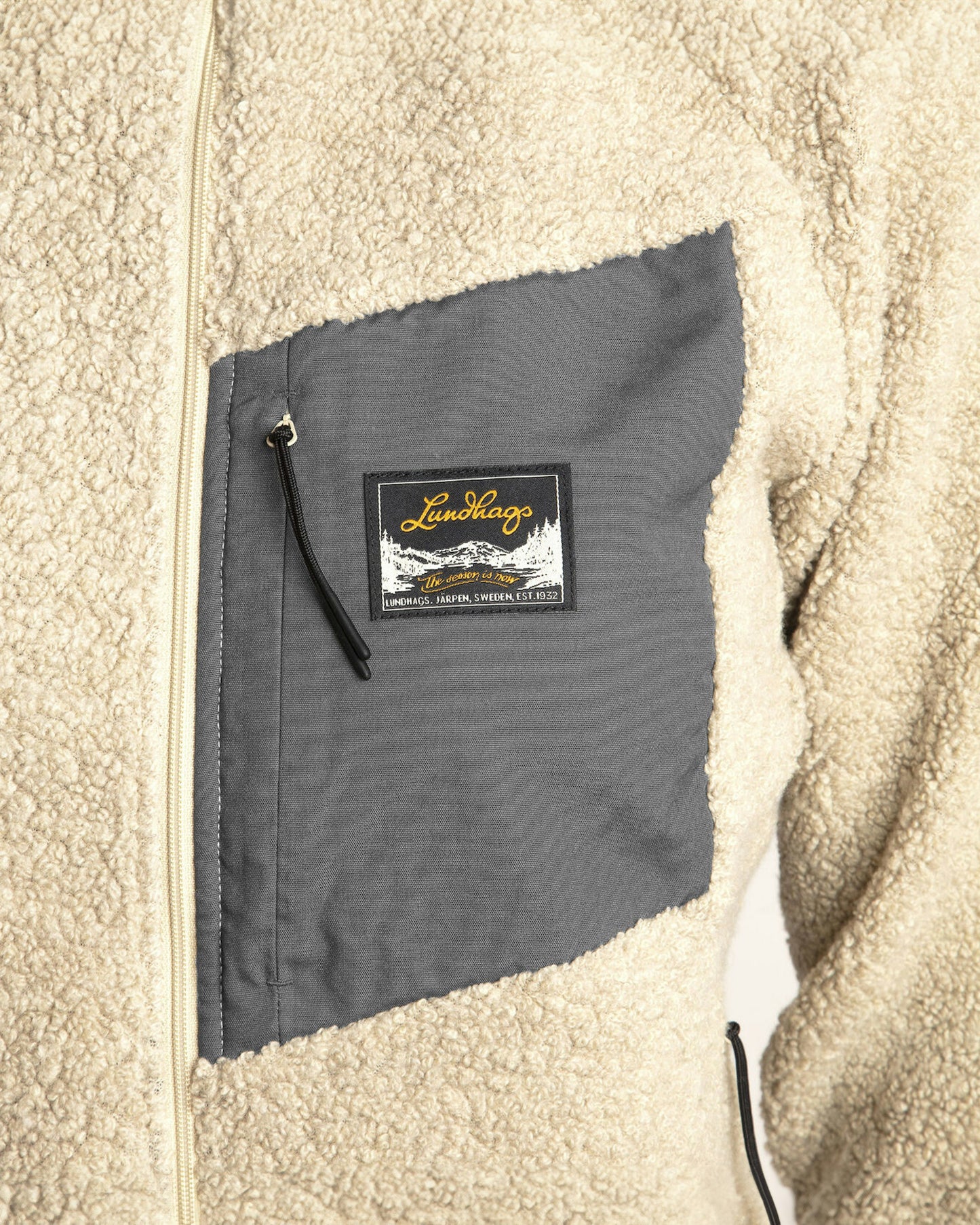 Flok Wool Ms Pile (Herr) - Jacka i ullpile
