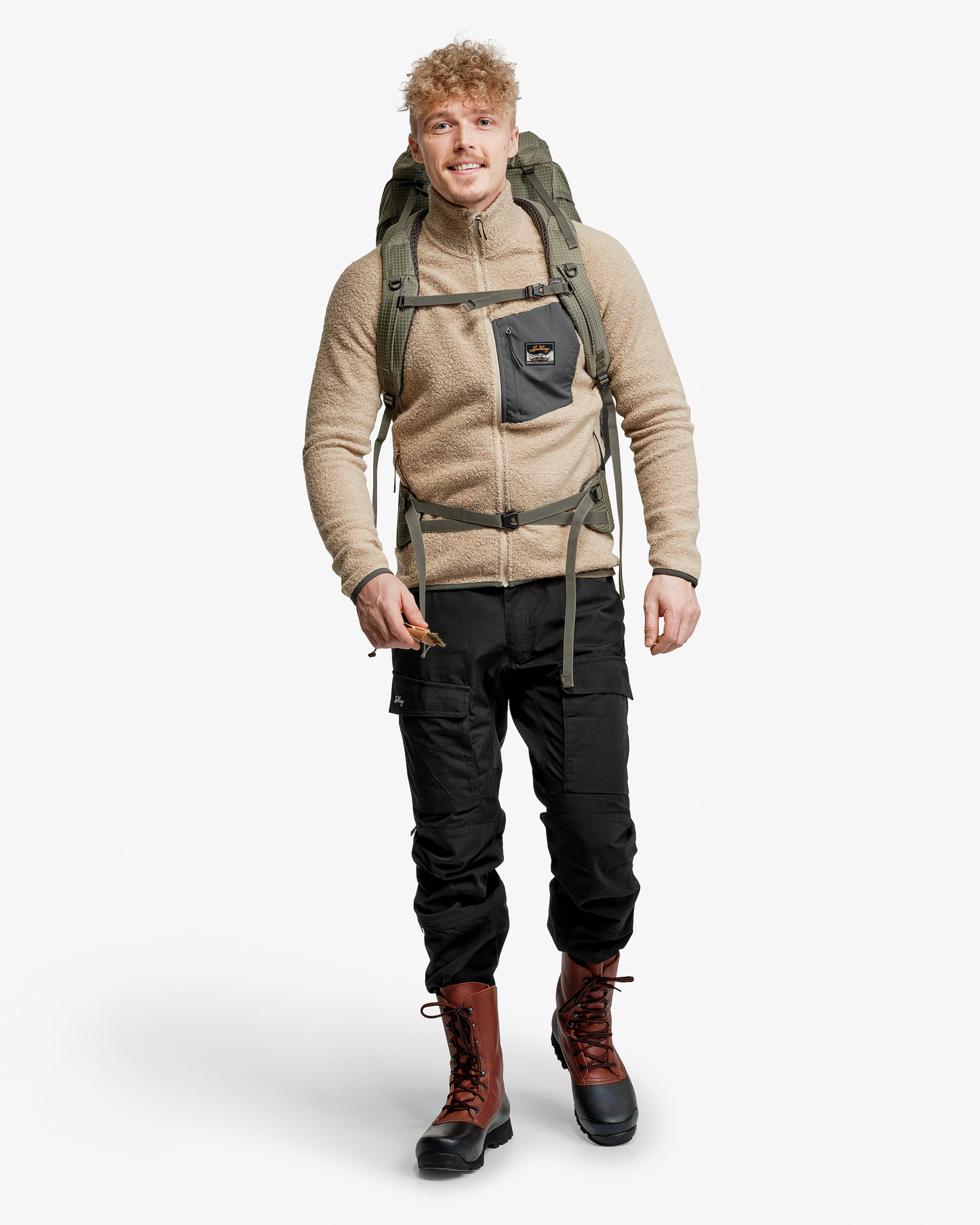 Flok Wool Ms Pile (Herr) - Jacka i ullpile