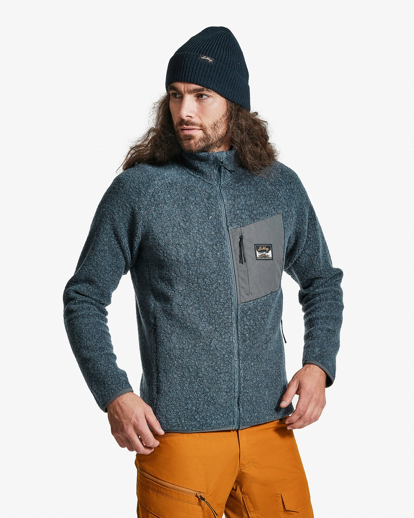 Flok Wool Ms Pile (Herr) - Jacka i ullpile