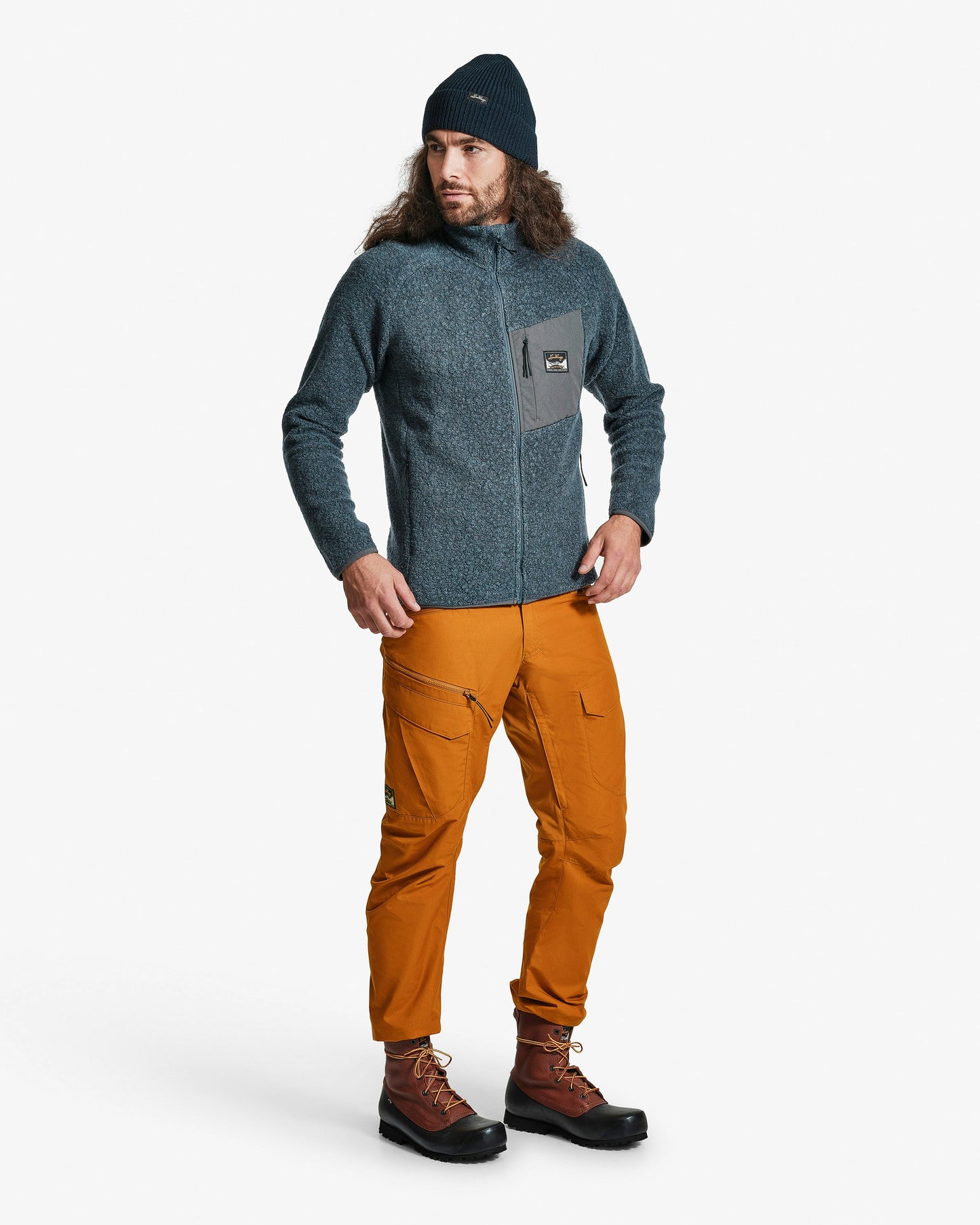 Flok Wool Ms Pile (Herr) - Jacka i ullpile