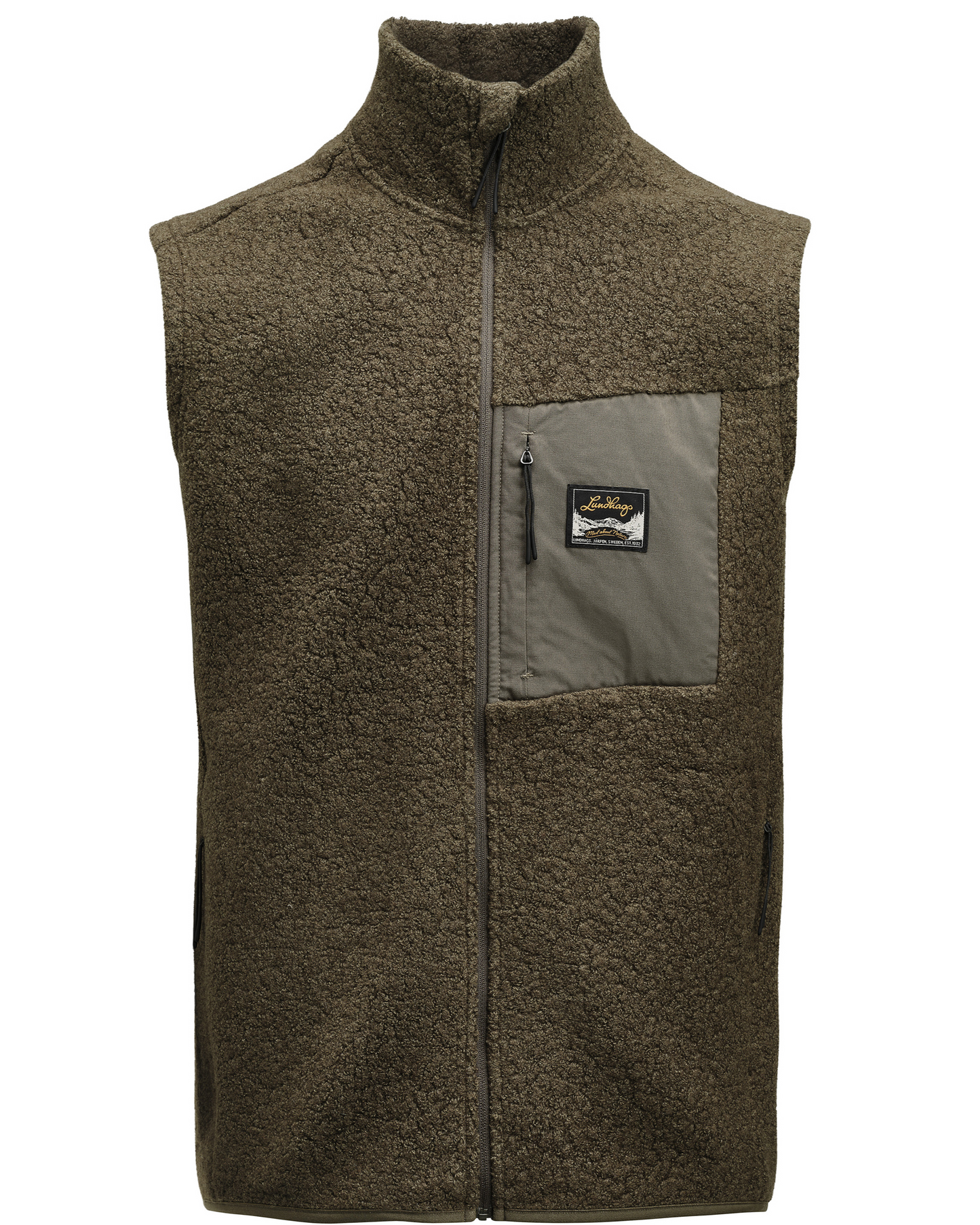 Flok Wool Ms Pile Vest (Herr) - Väst i ull