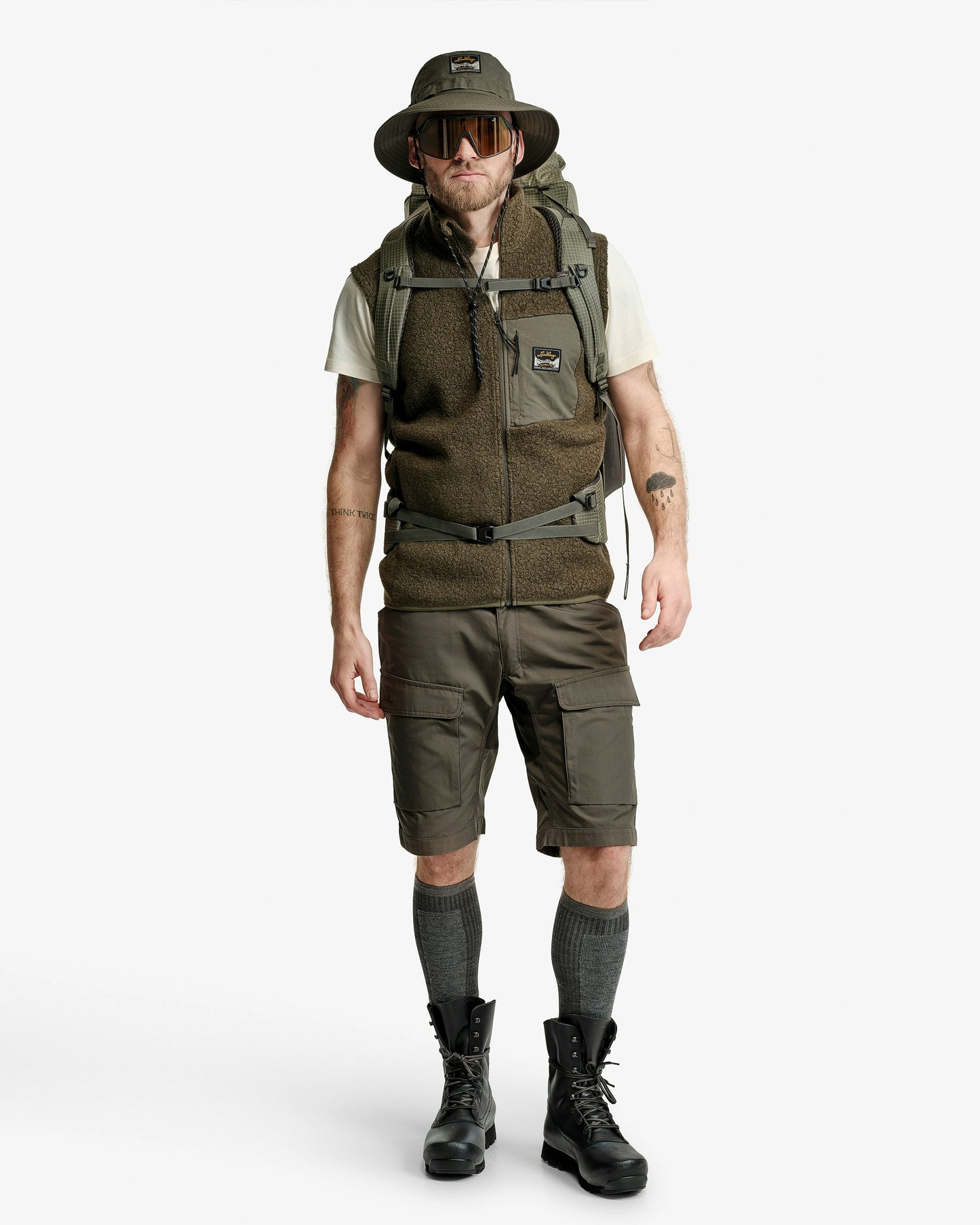 Flok Wool Ms Pile Vest (Herr) - Väst i ull