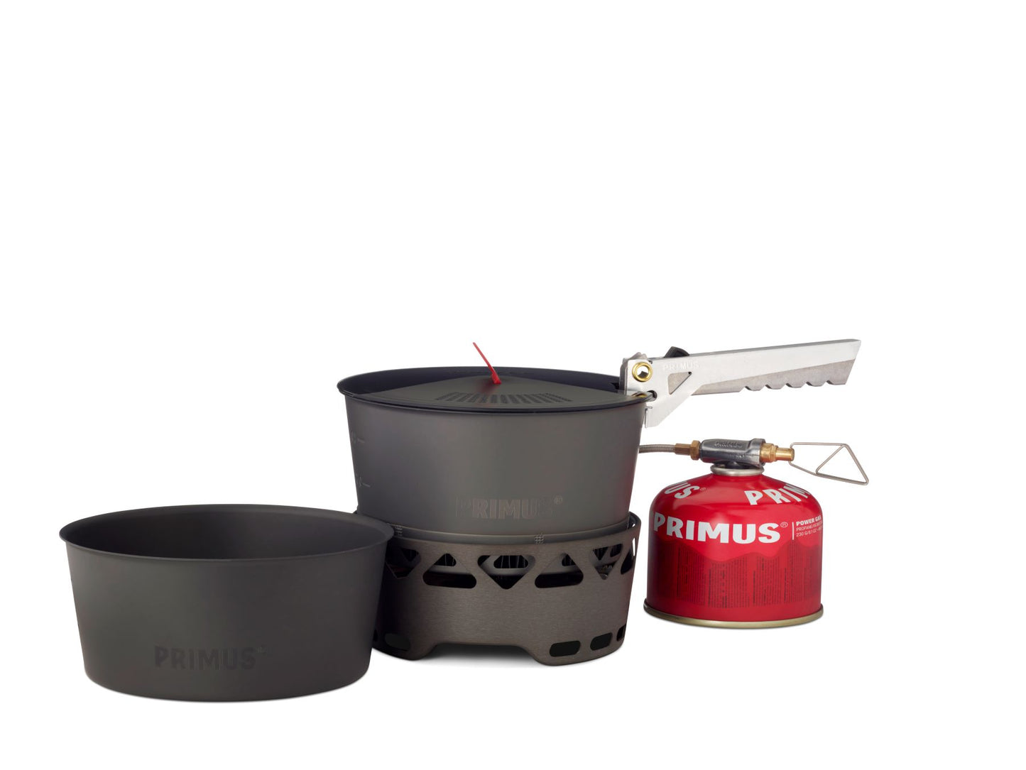 PrimeTech Stove Set 1,3 L - komplett set med gaskök och kastruller