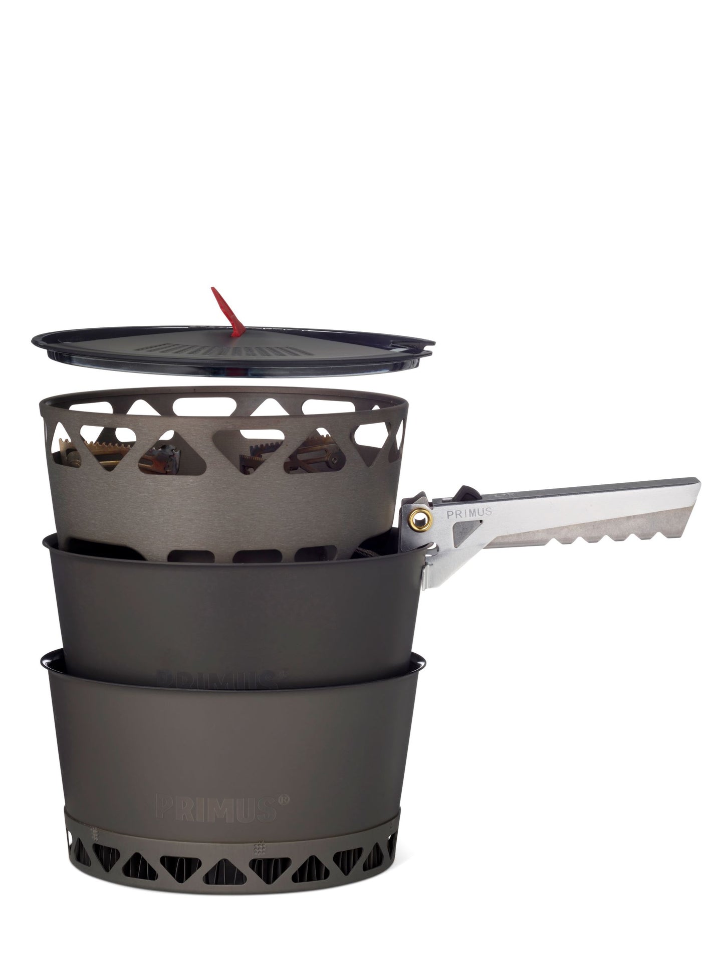 PrimeTech Stove Set 1,3 L - komplett set med gaskök och kastruller