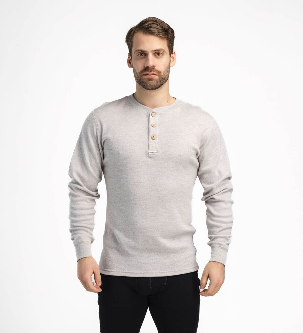WarmWool Granddad Shirt - farfarströja i merinoull