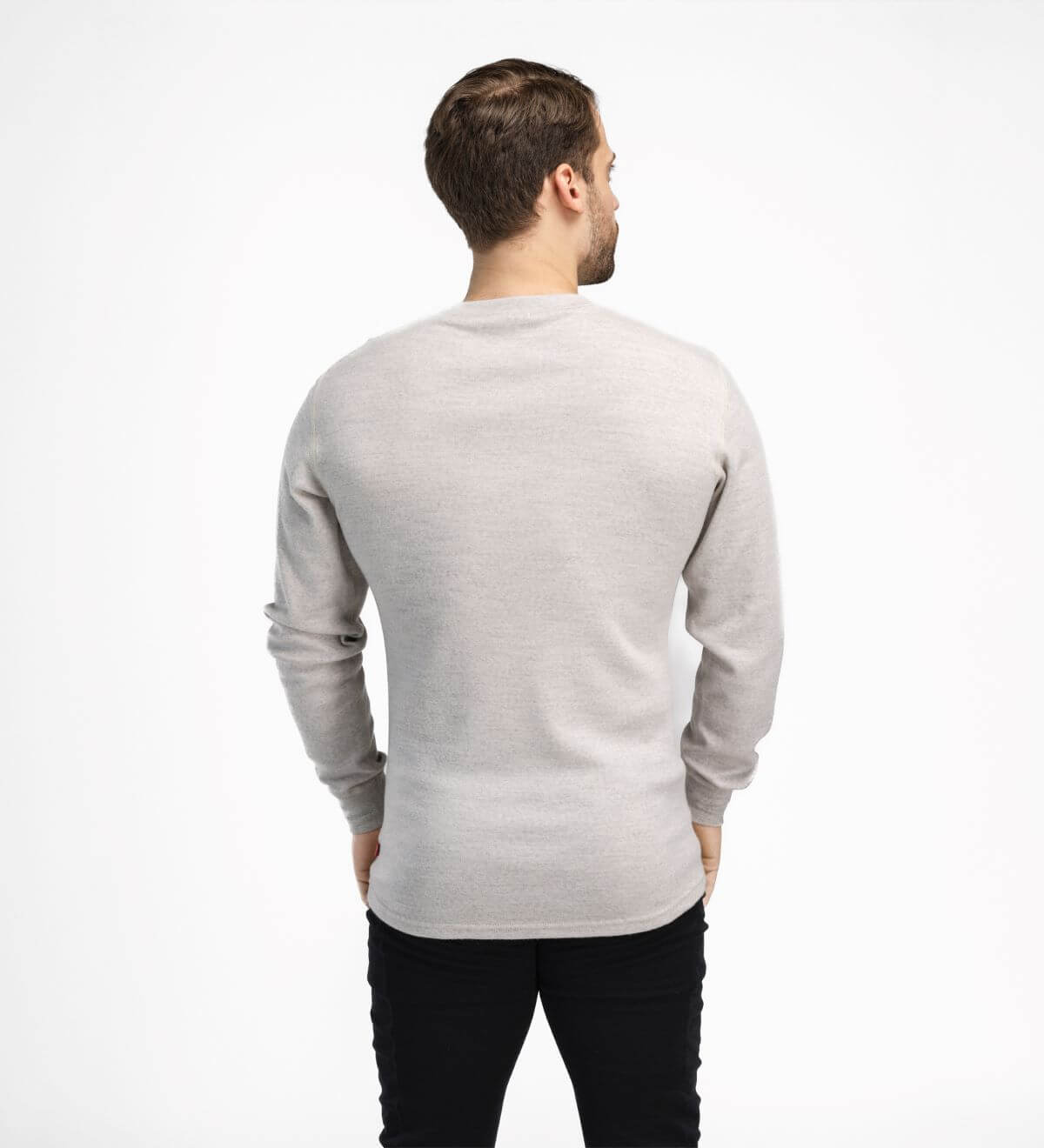 WarmWool Granddad Shirt - farfarströja i merinoull