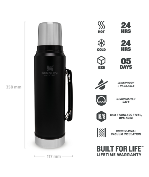 Classic Vacuum Bottle 1l - Termos