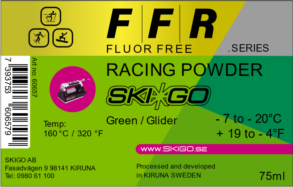 FFR Racing green powder 75ml