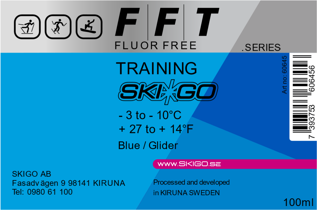 FFT fleeting cold, Training 100 ml