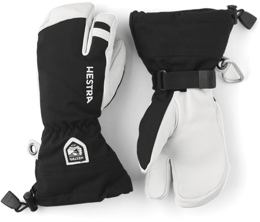 ARMY LEATHER HELI SKI JR. 3-Fingers