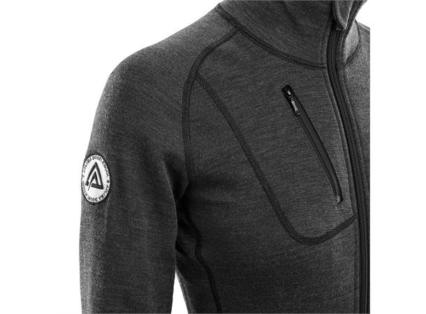 DoubleWool Jacket W Marengo/Jet Black (Dam) - Varm tröja/underställströja i merinoull