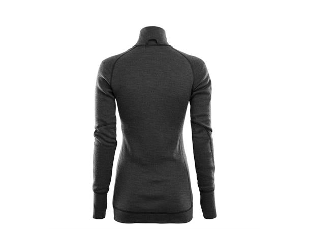DoubleWool Jacket W Marengo/Jet Black (Dam) - Varm tröja/underställströja i merinoull