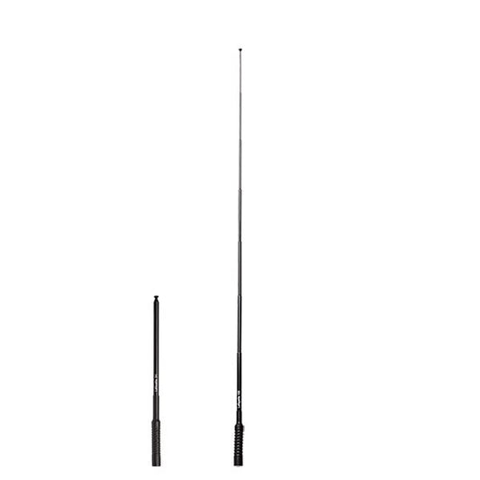 Teleskopantenn 155 MHz Svart Lång