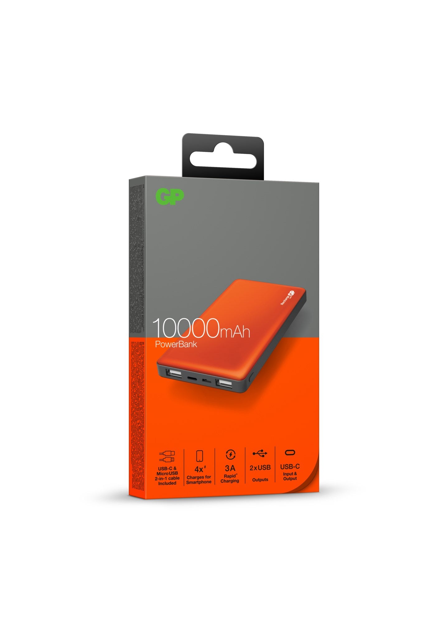 MP10 Powerbank 10000mA Orange