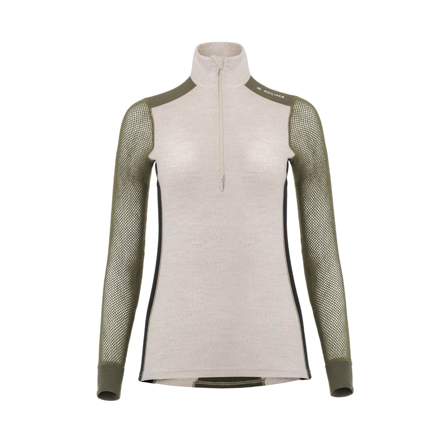 WoolNet Hybrid mockneck W's (Dam) - Underställströja i merinoull