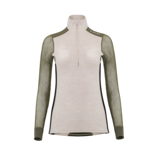 WoolNet Hybrid mockneck W's (Dam) - Underställströja i merinoull