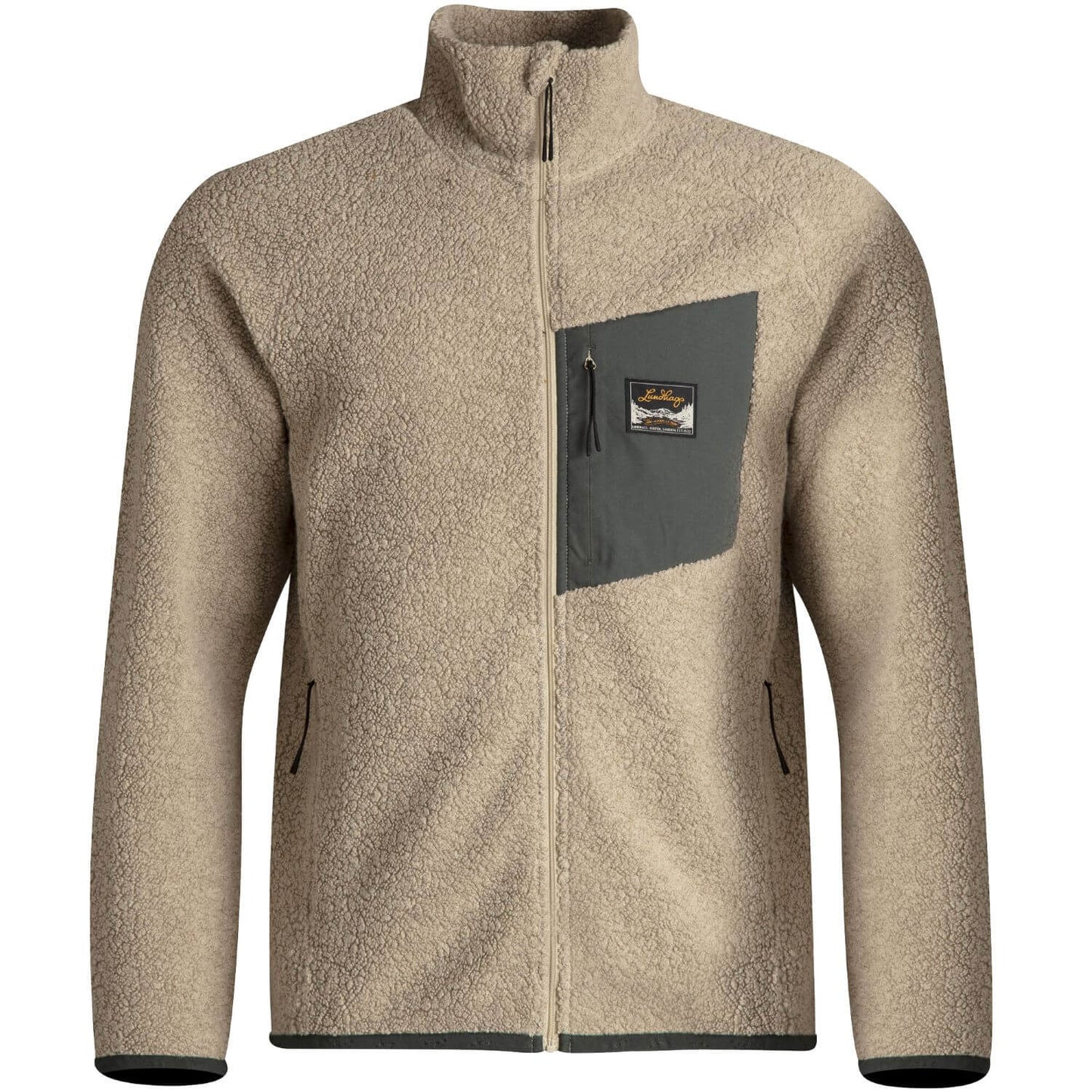 Flok Wool Ms Pile (Herr) - Jacka i ullpile