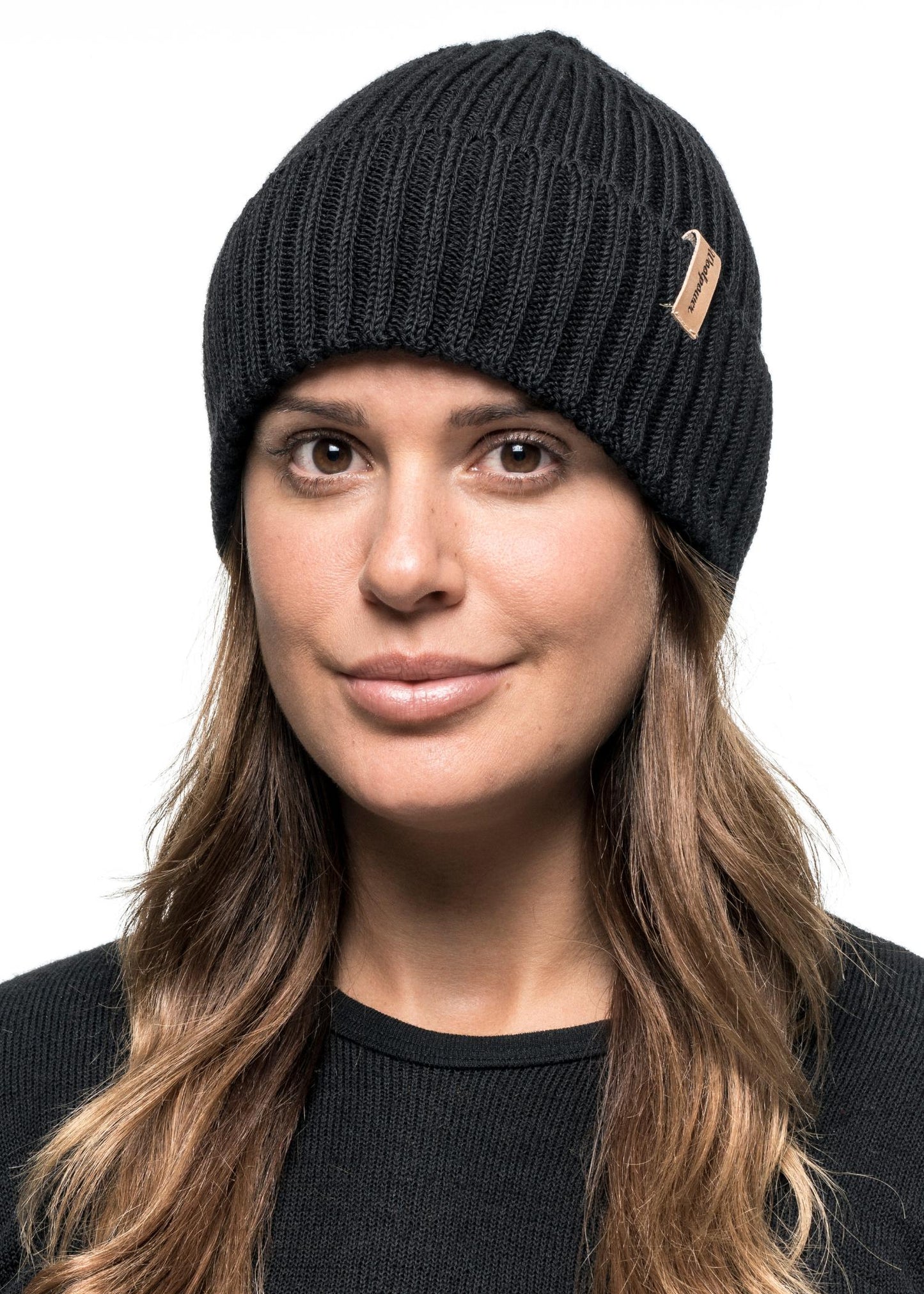 Beanie Rib - Ribbstickad mössa i merinoull