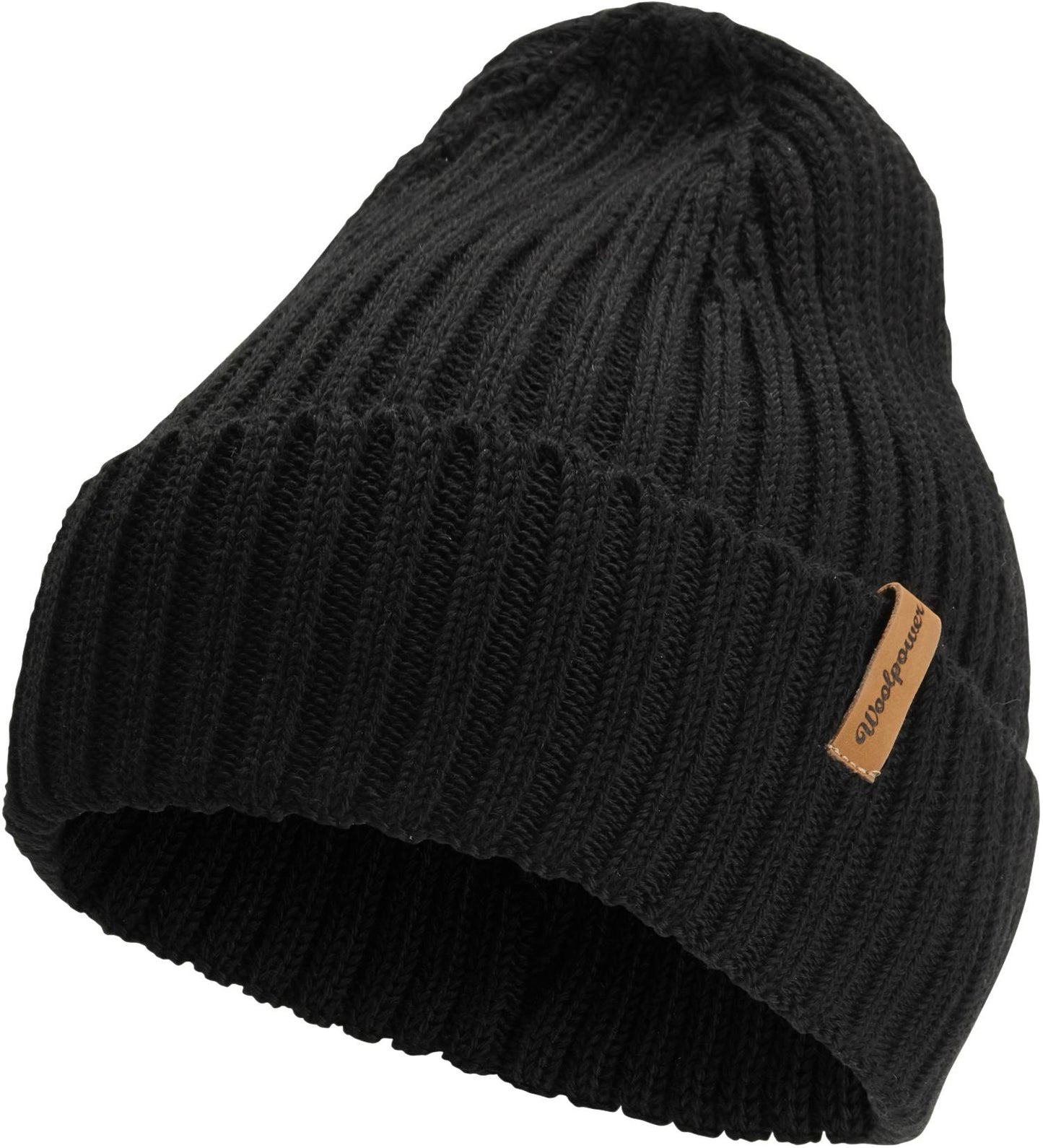 Beanie Rib - Ribbstickad mössa i merinoull