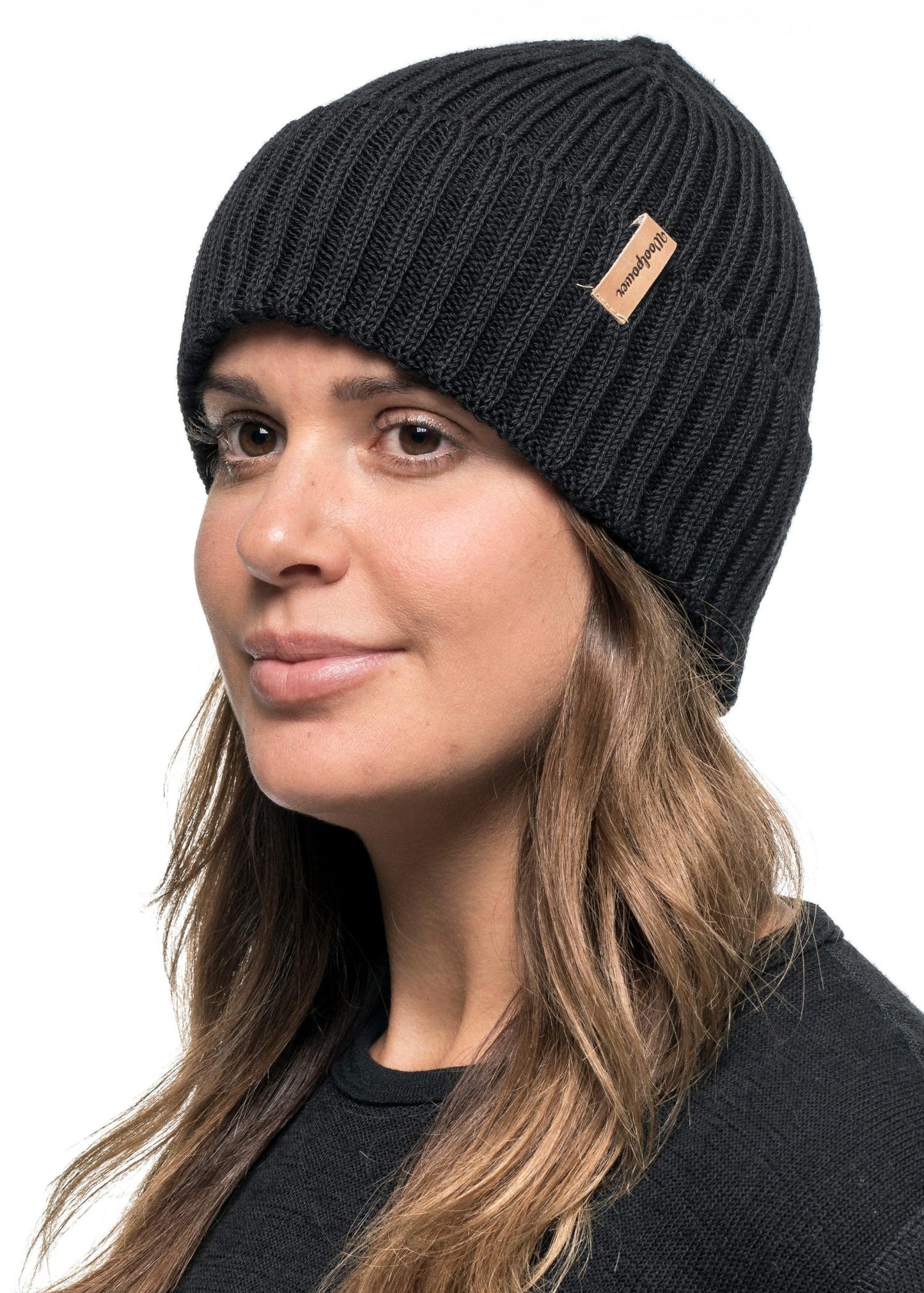 Beanie Rib - Ribbstickad mössa i merinoull