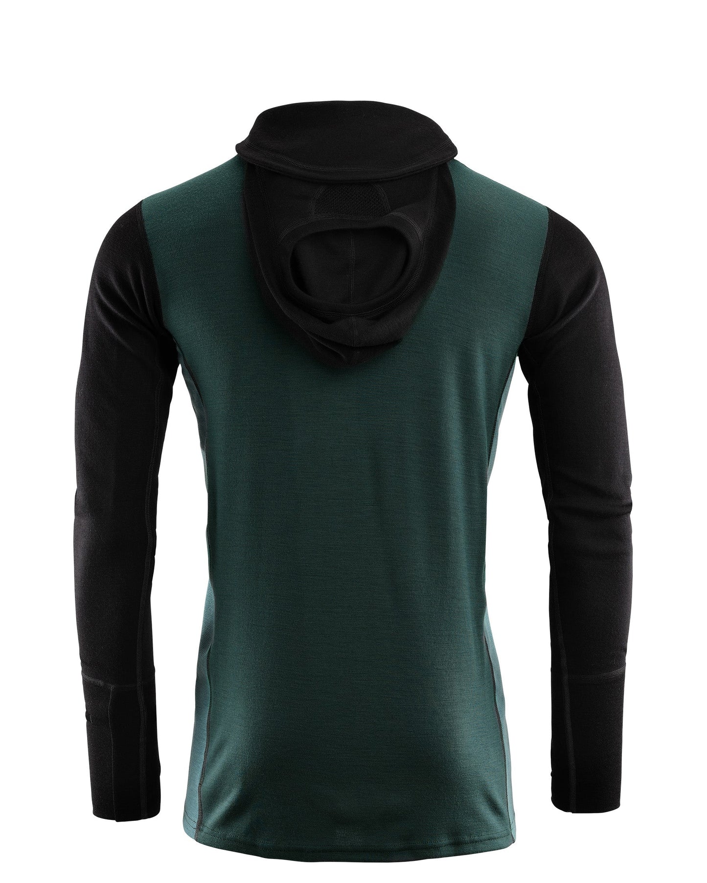 WarmWool Hood Sweater W/Zip M's - underställströja i merinoull med huva